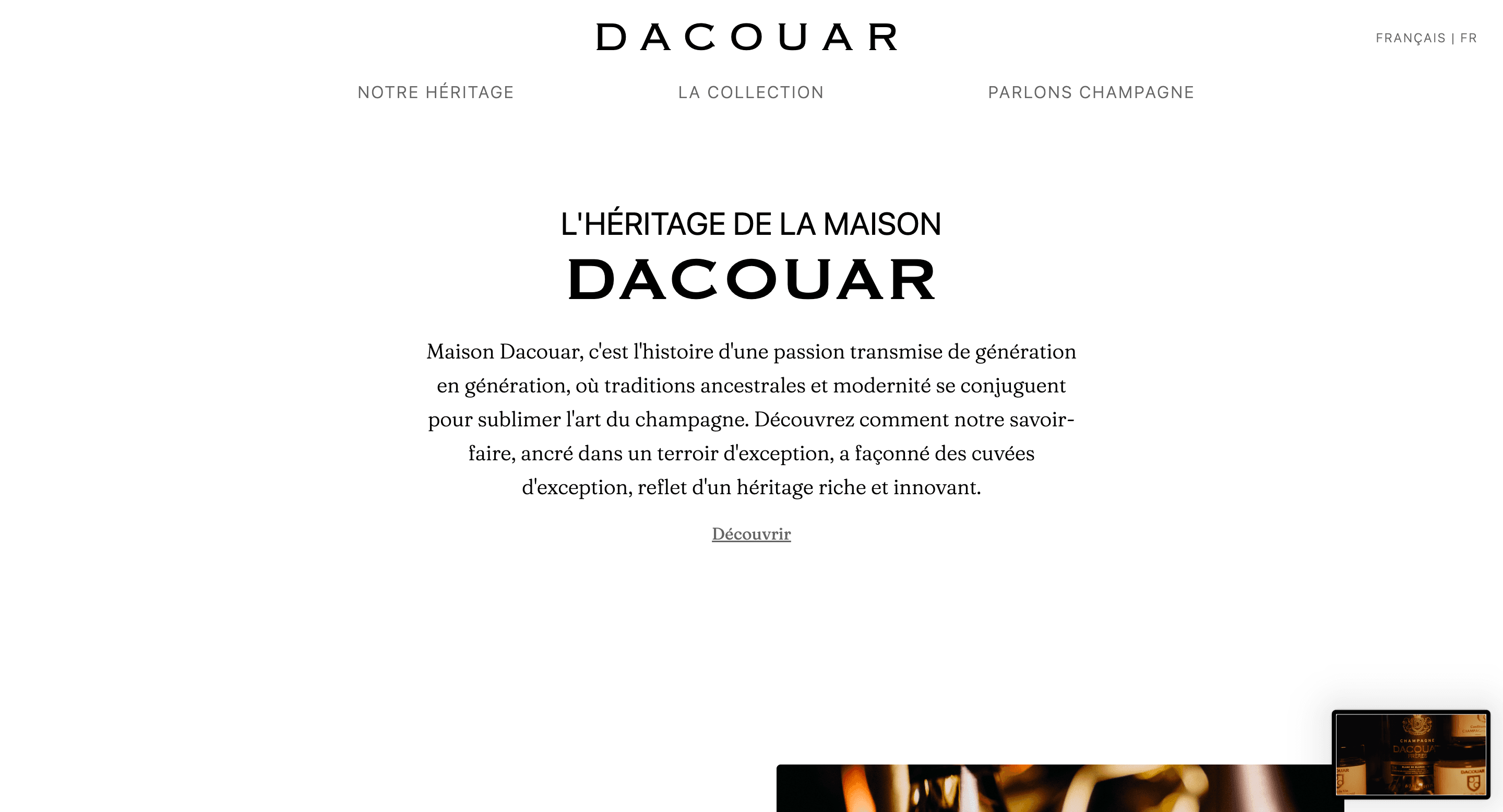 Dacouar - Maison de champagne 