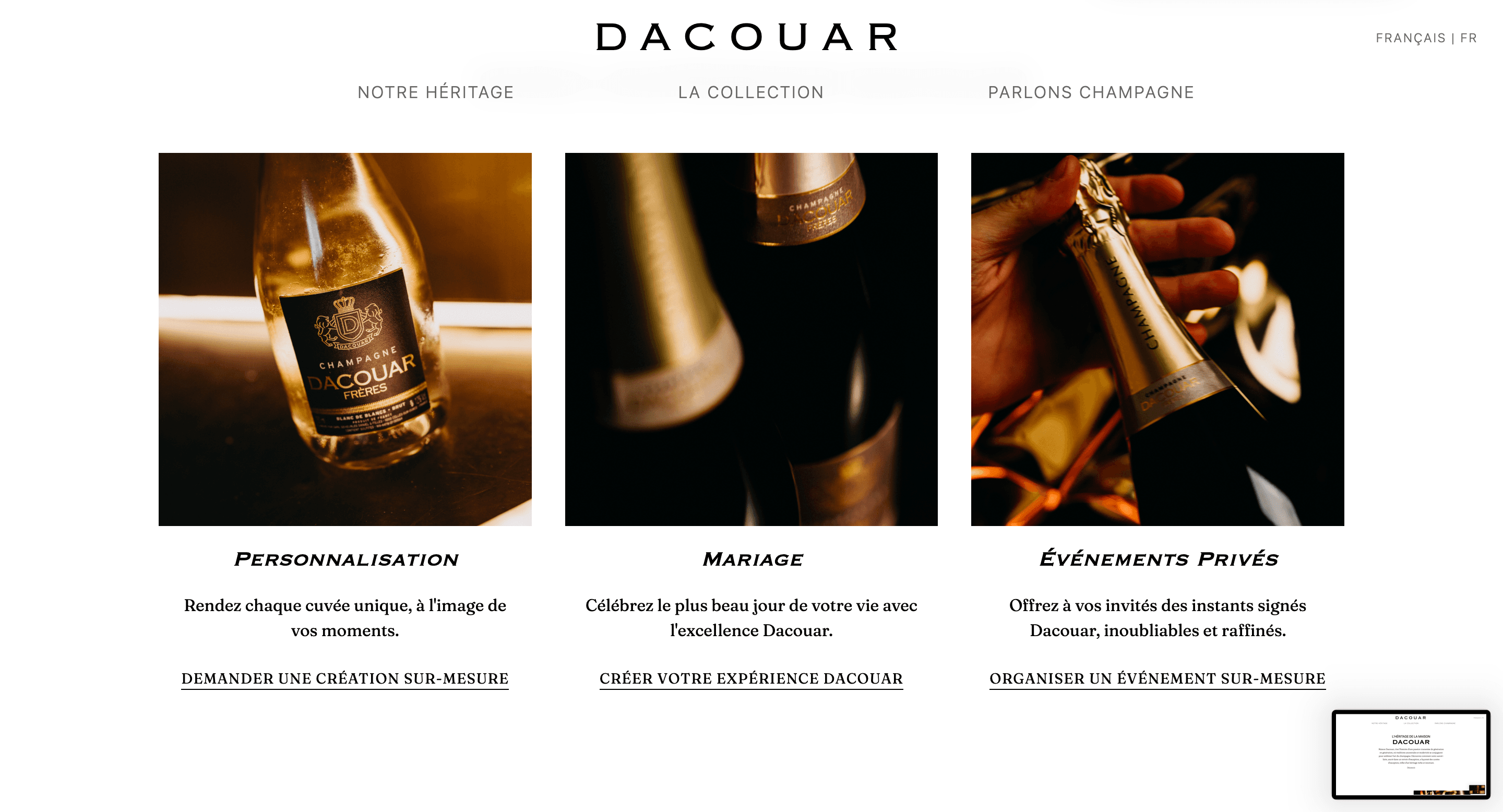 Dacouar - Maison de champagne 