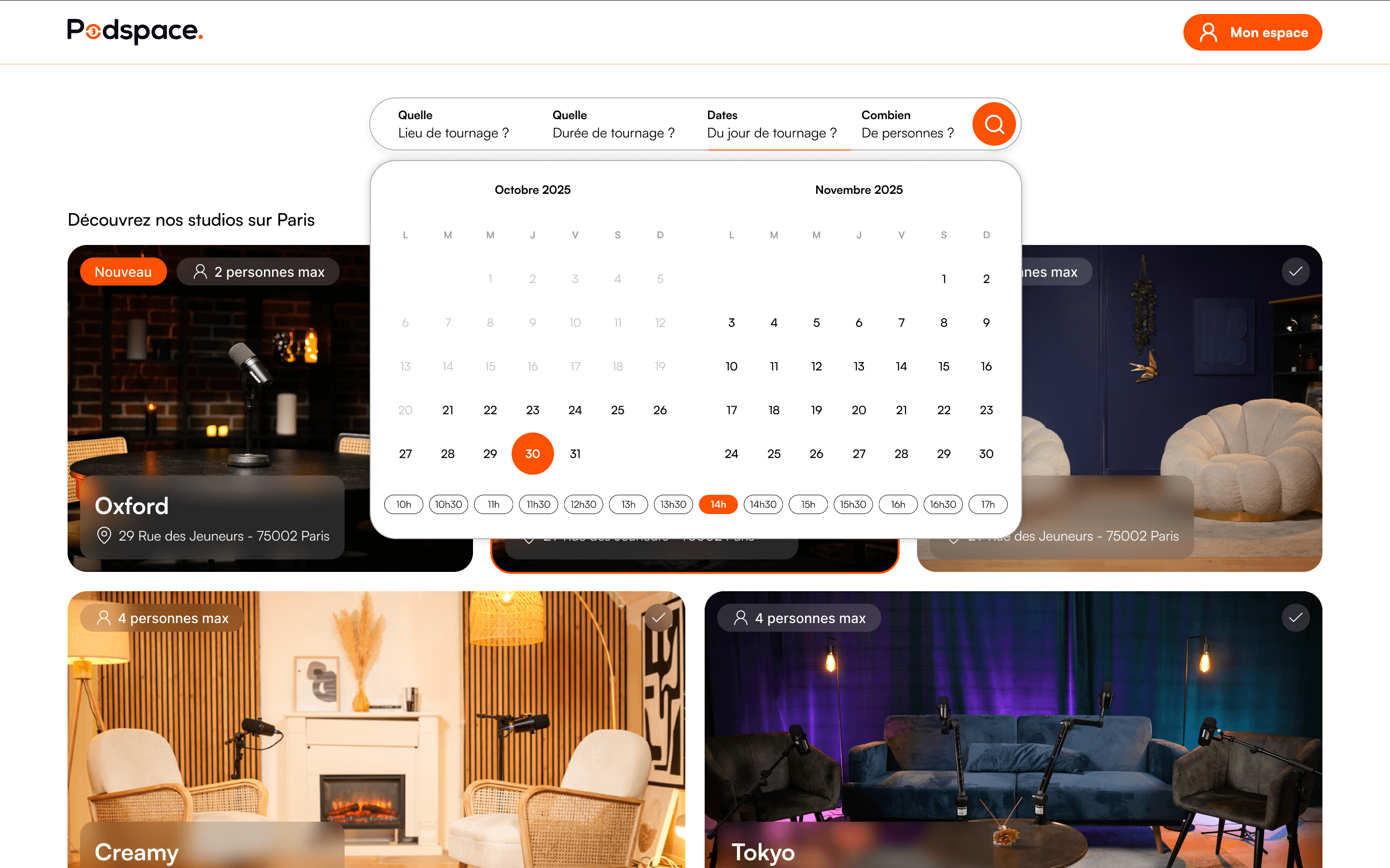 Podspace — Refonte UX & proposition stratégique