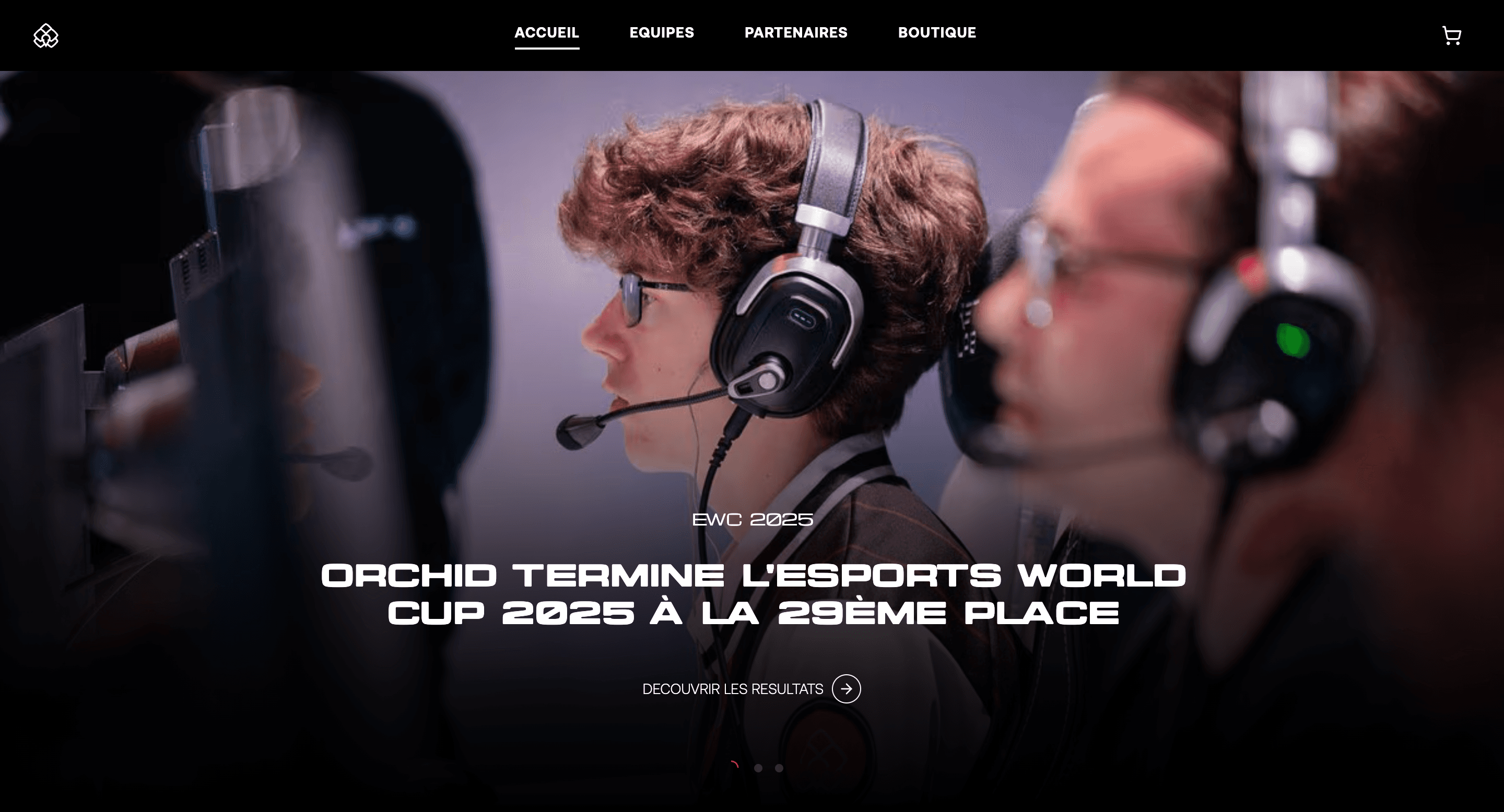 Team Orchid — Plateforme esport headless