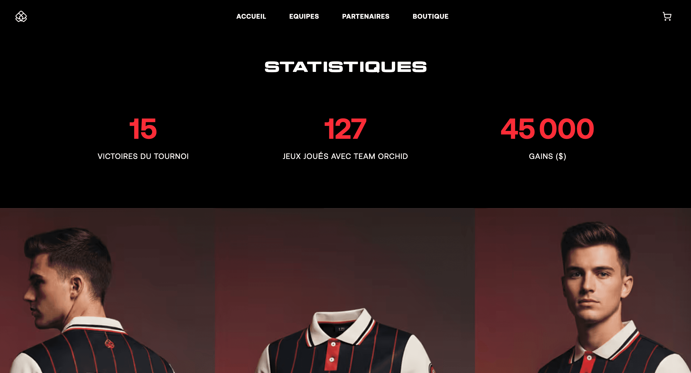 Team Orchid — Plateforme esport headless